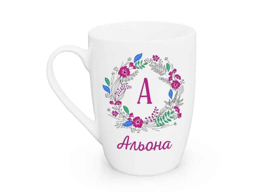 Чашка Kvarta Капучино "Альона" в подарочной коробке 360 мл (2420)