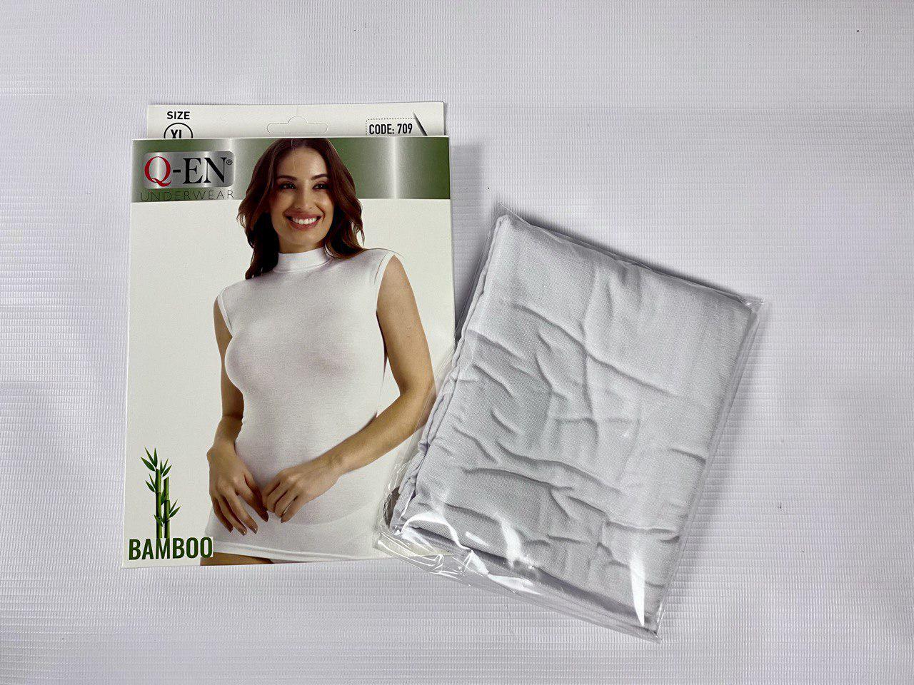 Майка женская Q-EN с воротником-стойкой XL - фото 4 Майка женская Q-EN с воротником-стойкой XL - фото 4