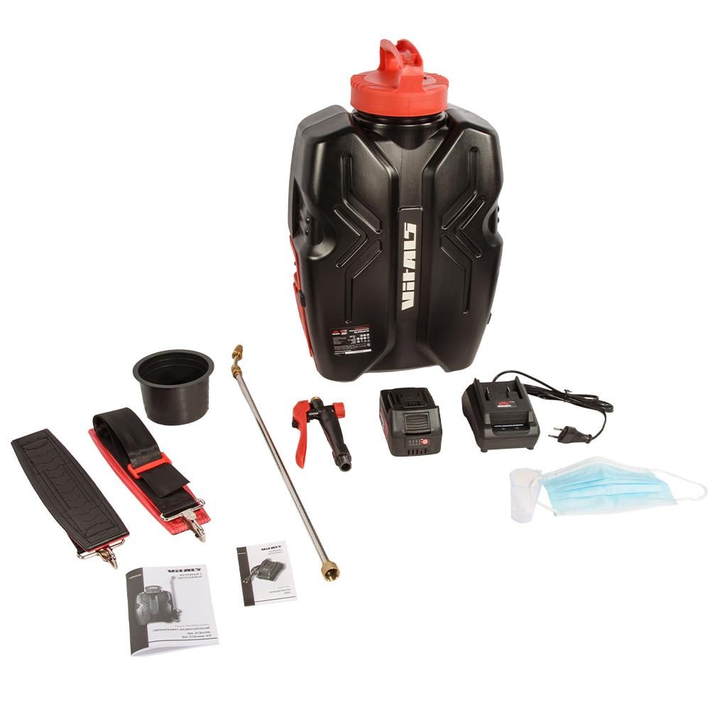 Опрыскиватель аккумуляторный Vitals Professional Sm 312omb kit (242553) Опрыскиватель аккумуляторный Vitals Professional Sm 312omb kit (242553)