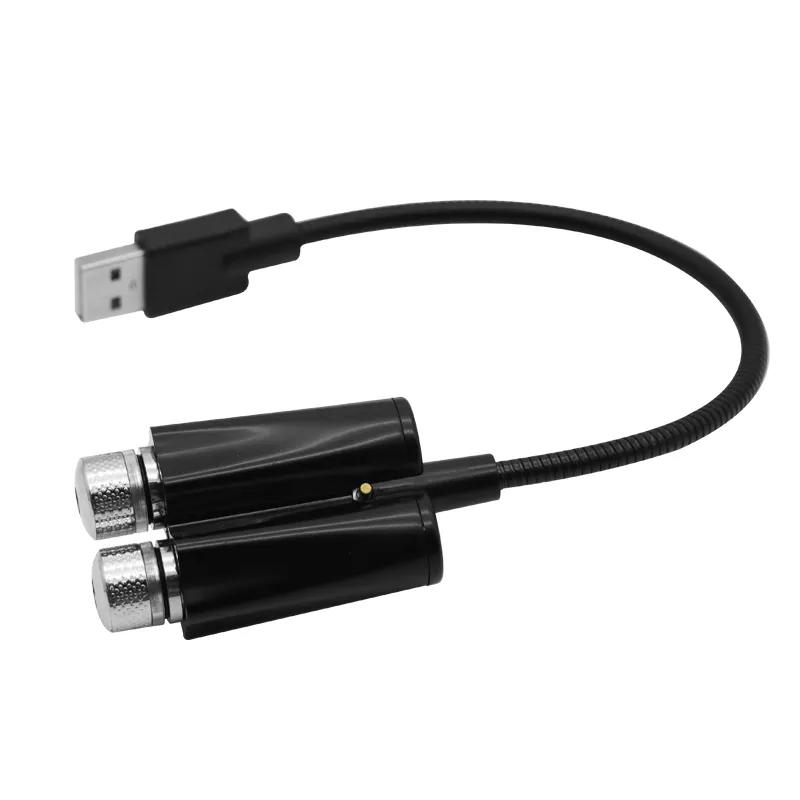 Лазерный проектор в автомобиль Звездное небо USB Синий/Красный (1931877301)