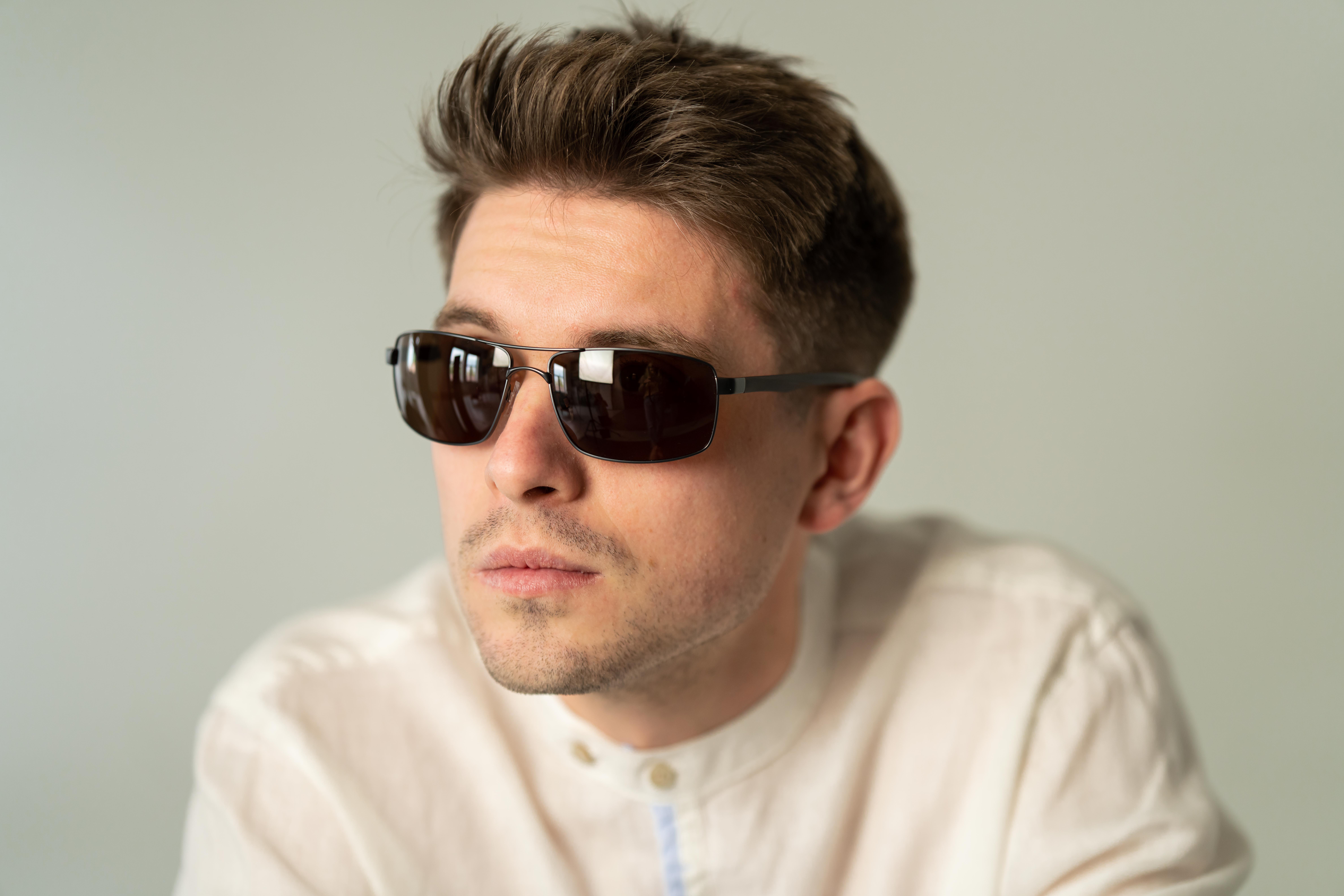 Сонцезахисні окуляри чоловічі Dackor 501 Brown - фото 3 Сонцезахисні окуляри чоловічі Dackor 501 Brown - фото 3