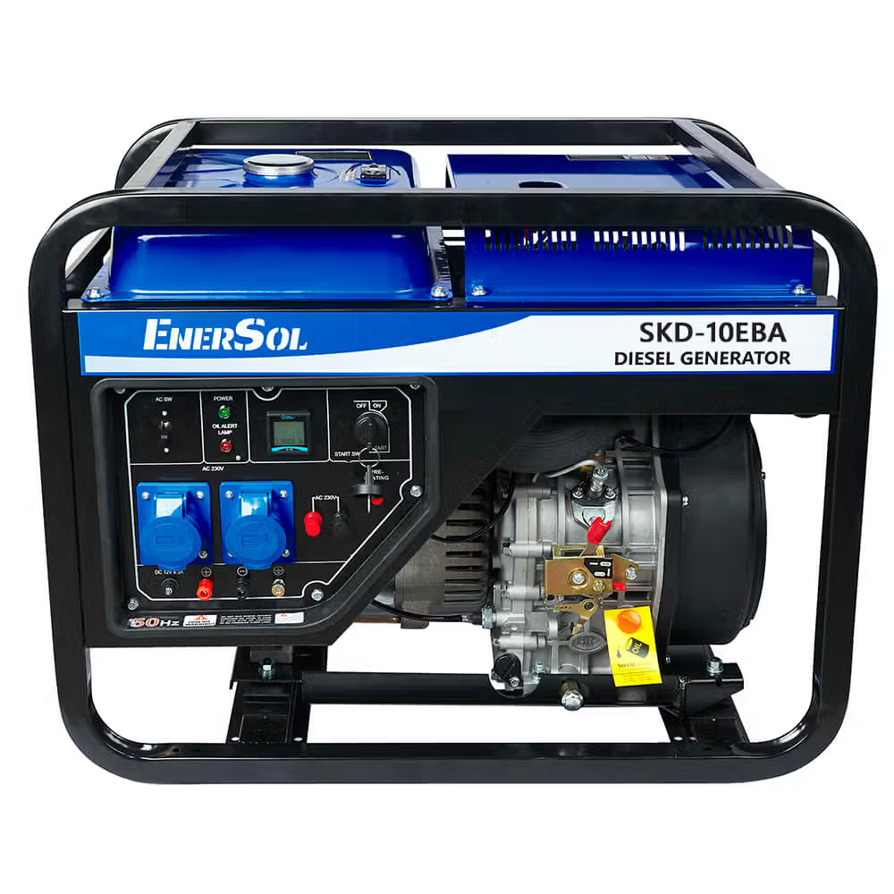 Генератор дизельный EnerSol SKD-10EBA 230V 10 кВт с электростартером Blue (38869954)