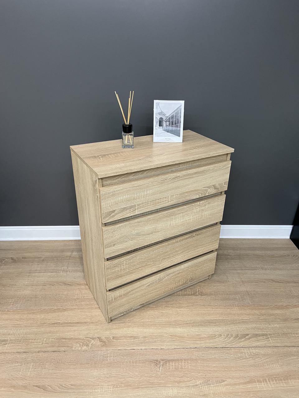 Комод Кватро 4 шухляди 700х860х380 мм Дуб сонома світлий - фото 6
