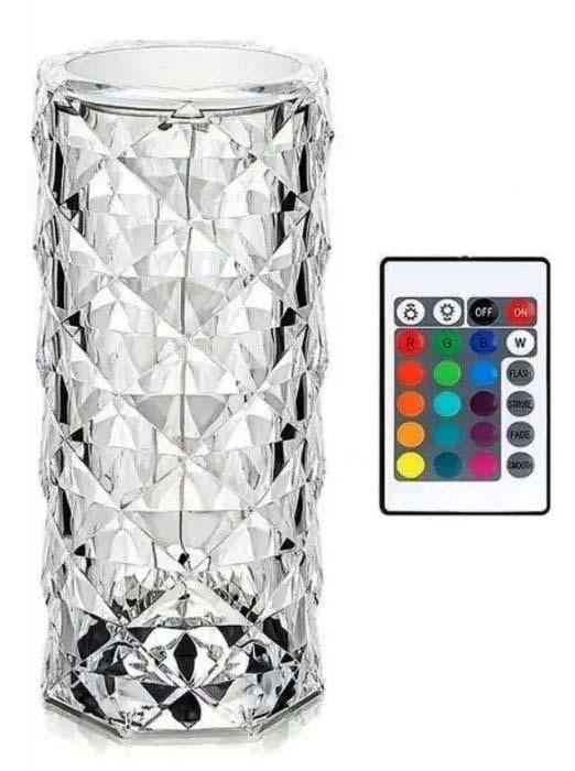 Настольный светильник Luminaria Crystal RGB 1 WR RC 90x215 IP20 Clear/Chrome