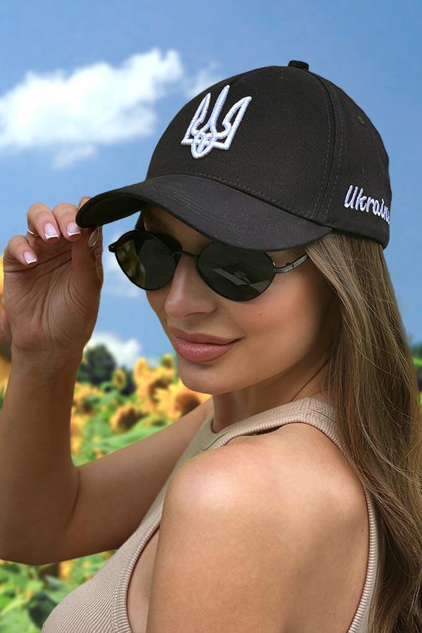 Бейсболка с вышивкой Braxton Тризуб унисекс Черный/Белый (1394) Бейсболка с вышивкой Braxton Тризуб унисекс Черный/Белый (1394)