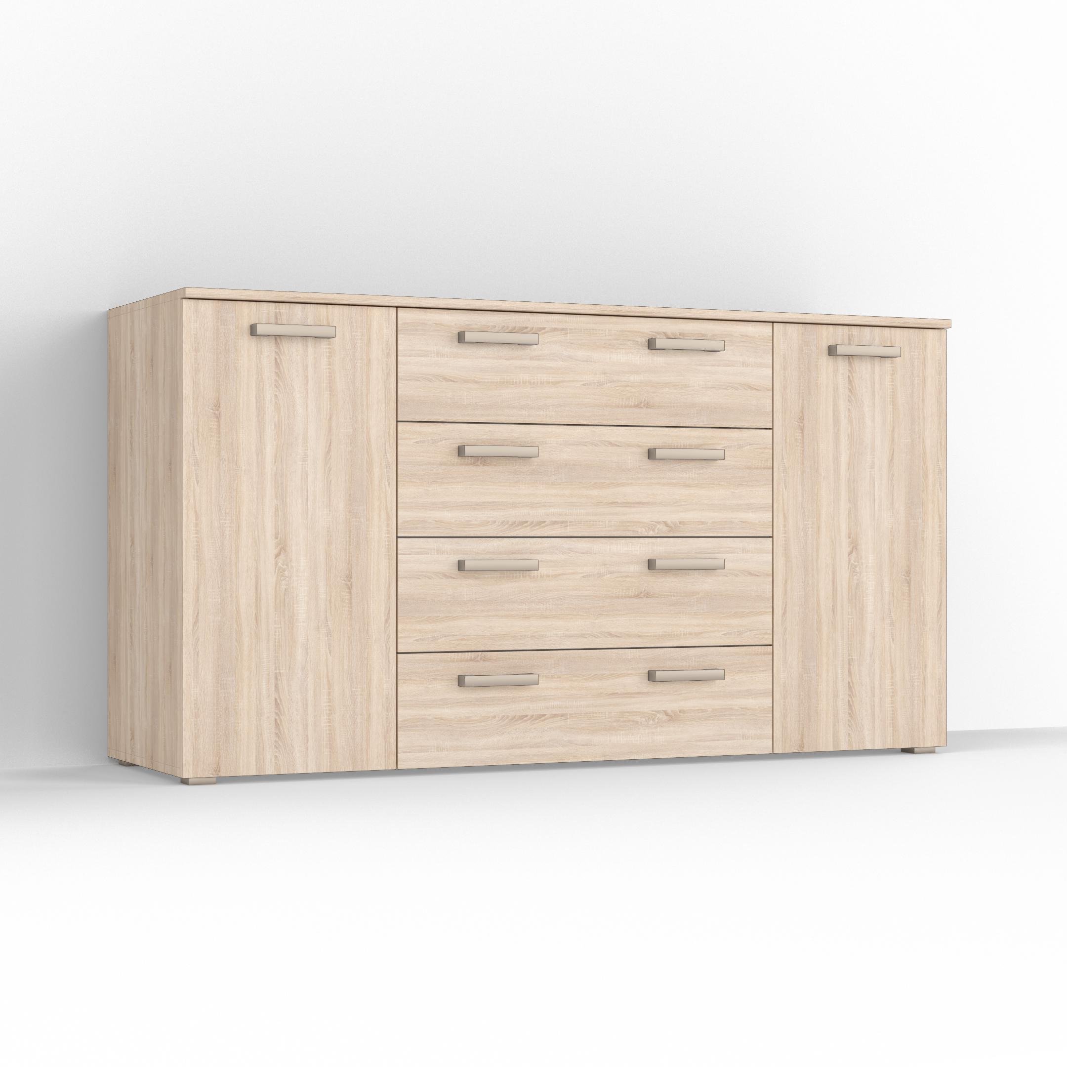 Комод Idea ТКБ-375.2 на 4 шухляди з дверима Дуб сонома (26718282) - фото 2