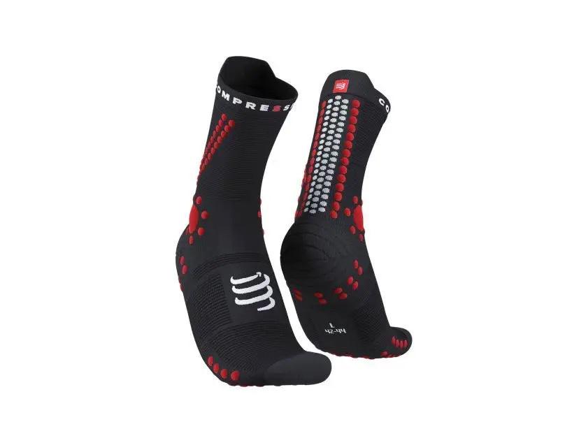 Шкарпетки для бігу Pro Racing Socks V4.0 Trail T3 р. 41-44 Black/Red (12333517)