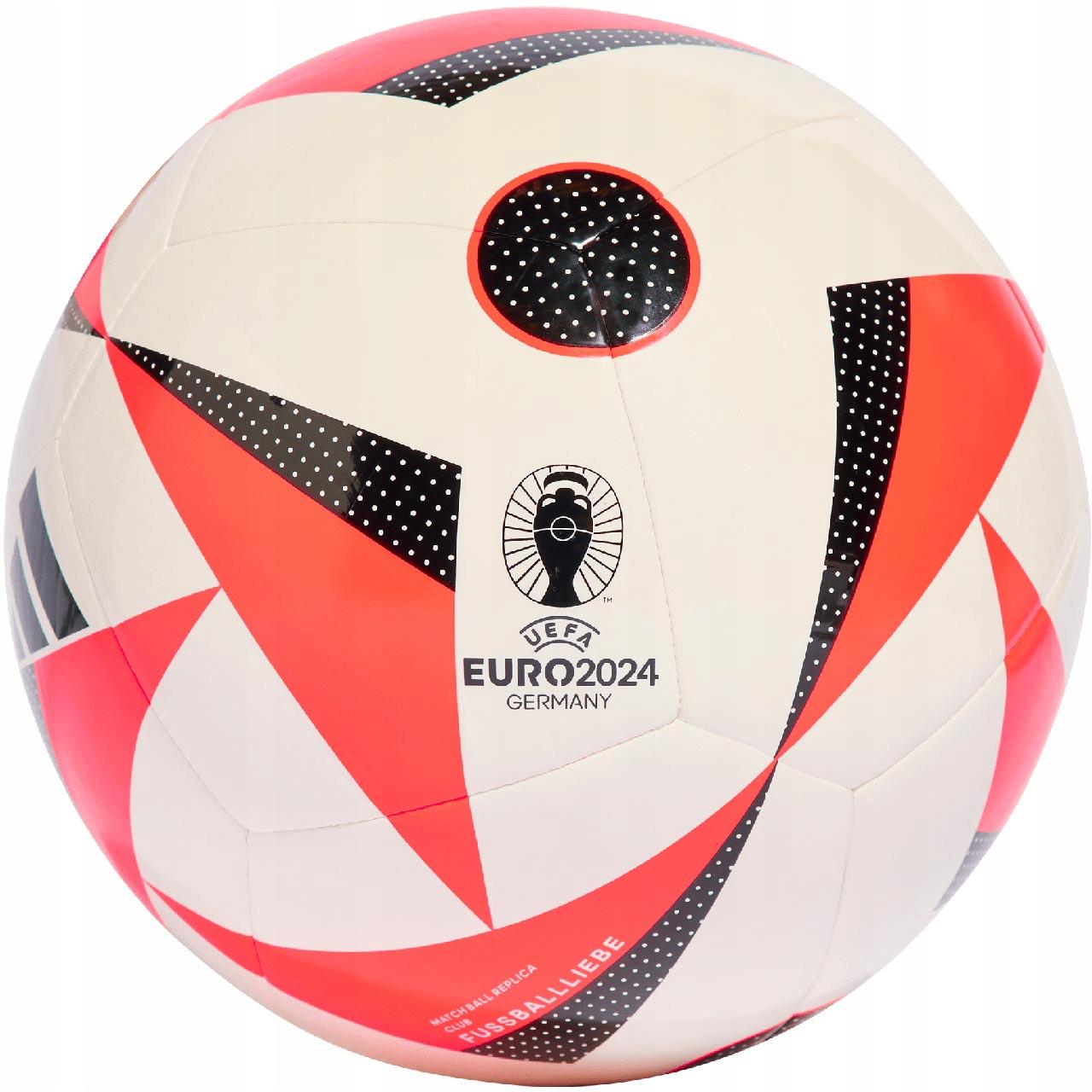 М'яч футбольний Adidas Fussballliebe Euro 2024 Club IN9372 №5 - фото 2