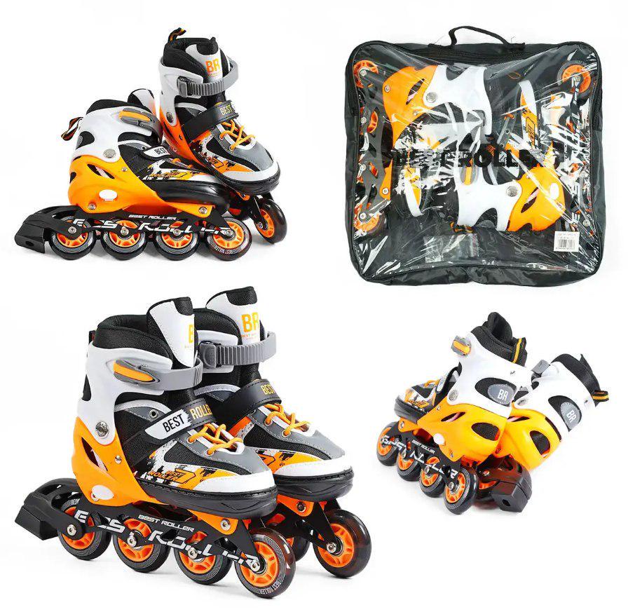Ролики Best Roller р. 30-33 Оранжевый (61720-S) - фото 3 Ролики Best Roller р. 30-33 Оранжевый (61720-S) - фото 3