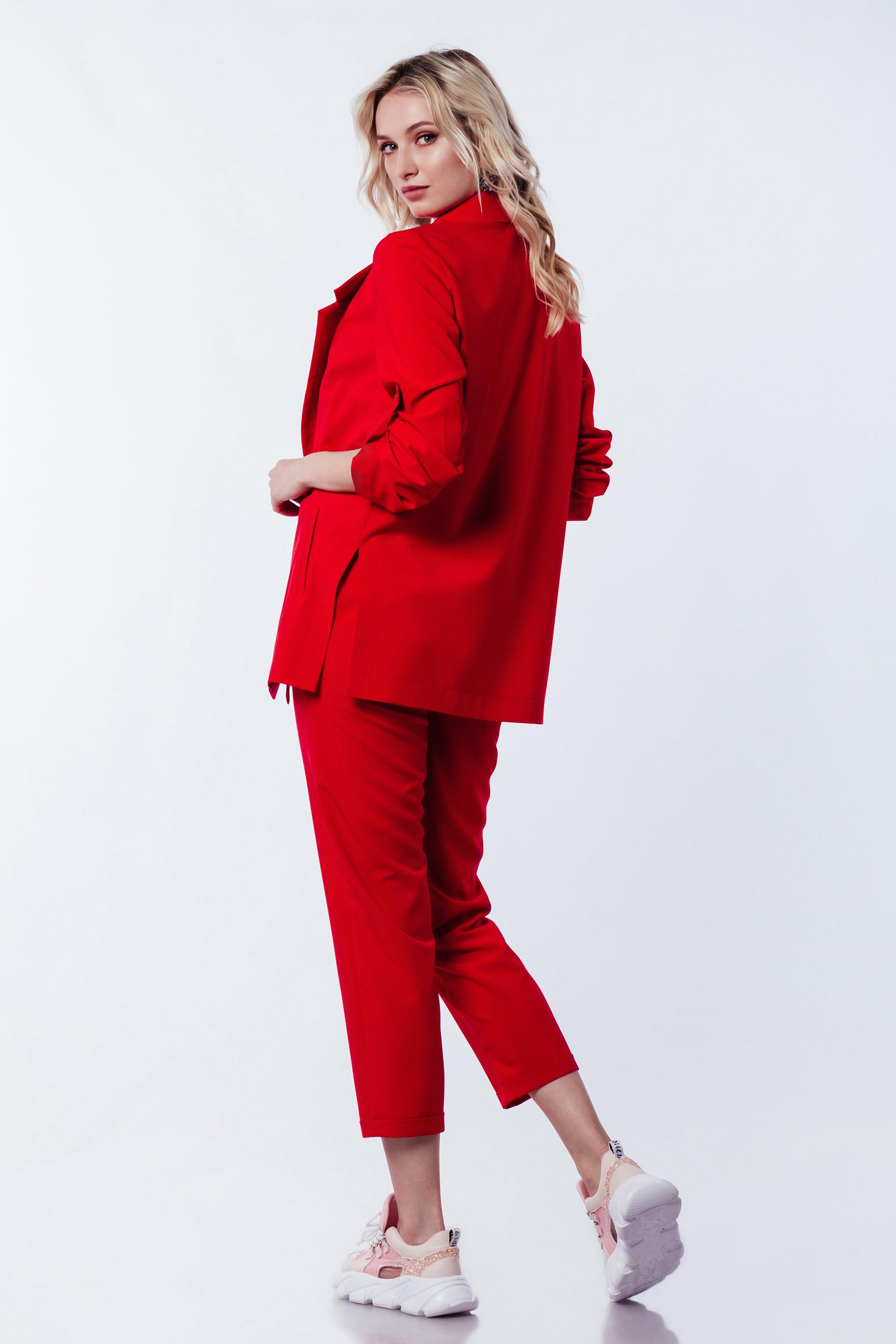 Жакет Lipar 1046/3 летний классический р. 52 Красный (16944926) - фото 3 Жакет Lipar 1046/3 летний классический р. 52 Красный (16944926) - фото 3