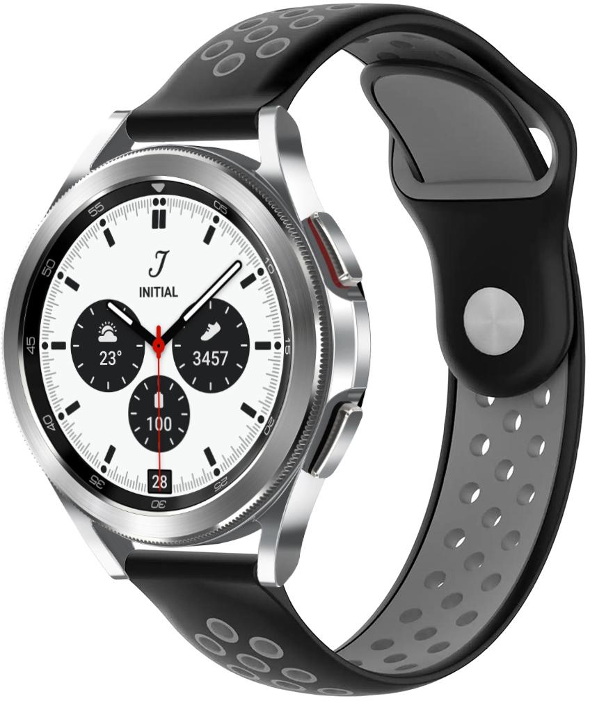 Ремінець Sport для Galaxy Watch 4 Classic 42 мм Black Grey (23480-53)