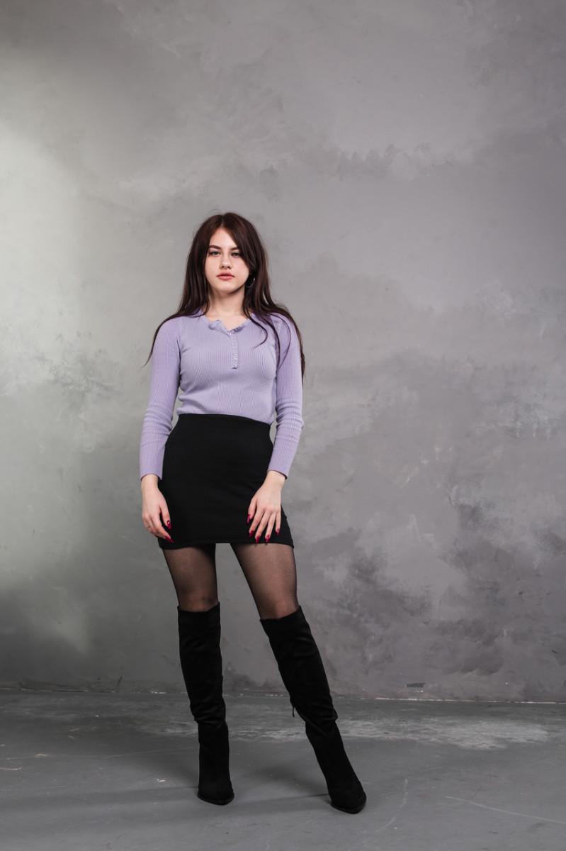 Ботфорти жіночі зимові Fashion р. 38 24,5 см Чорний (3371) - фото 7 Ботфорти жіночі зимові Fashion р. 38 24,5 см Чорний (3371) - фото 7