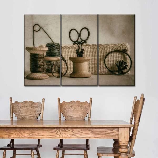 Модульная картина KIL Art Ремесло из трех частей 128x81 см (M3_L_117)