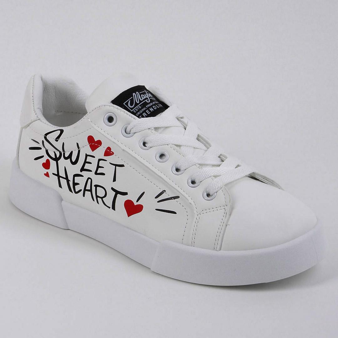 Кеды женские 339085 р. 38 24 см Белый