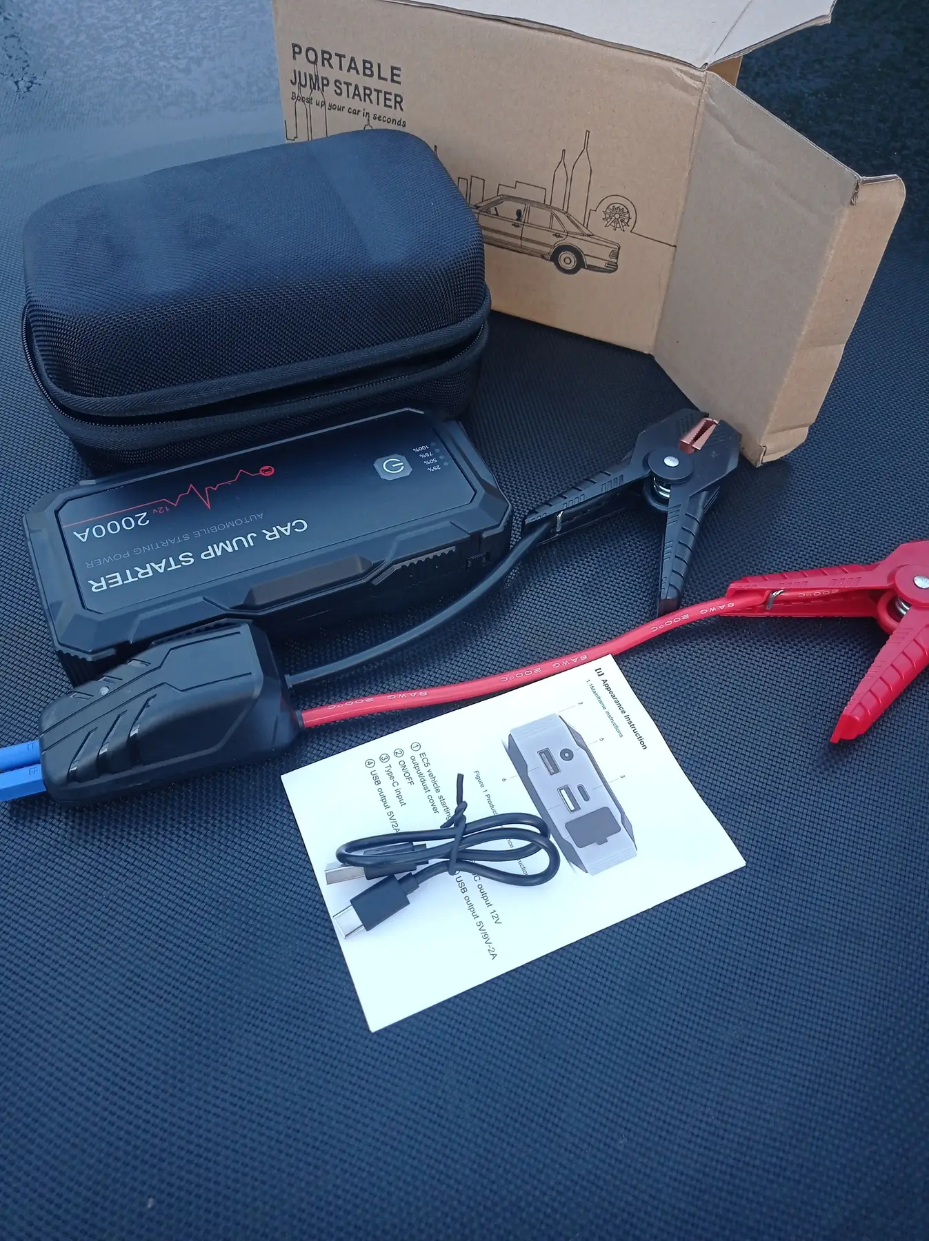 Пусковое автомобильное устройство Car Jump Starter 22000 mAh (0000000211) - фото 13