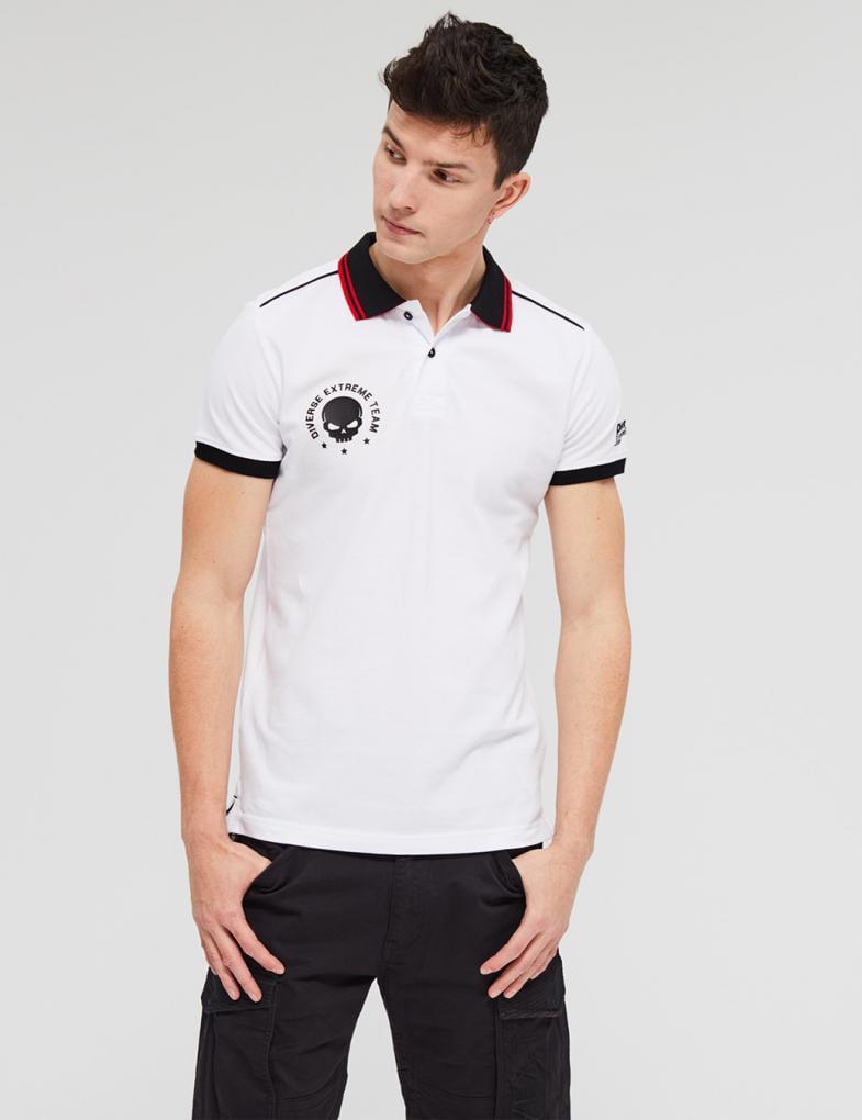 Футболка мужская поло Diverse DEXT POLO XL Белый (5902598300027)