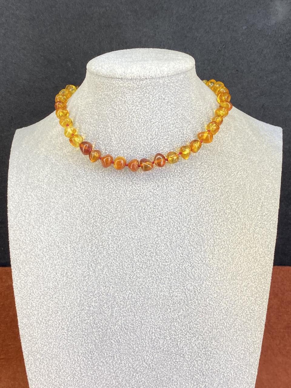 Бусы из янтаря детские 34 см (н-292)