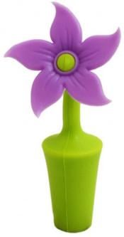 Пробка для пляшки Fissman Квітка 4x9 см із силікону (PR-8905.2.WS)