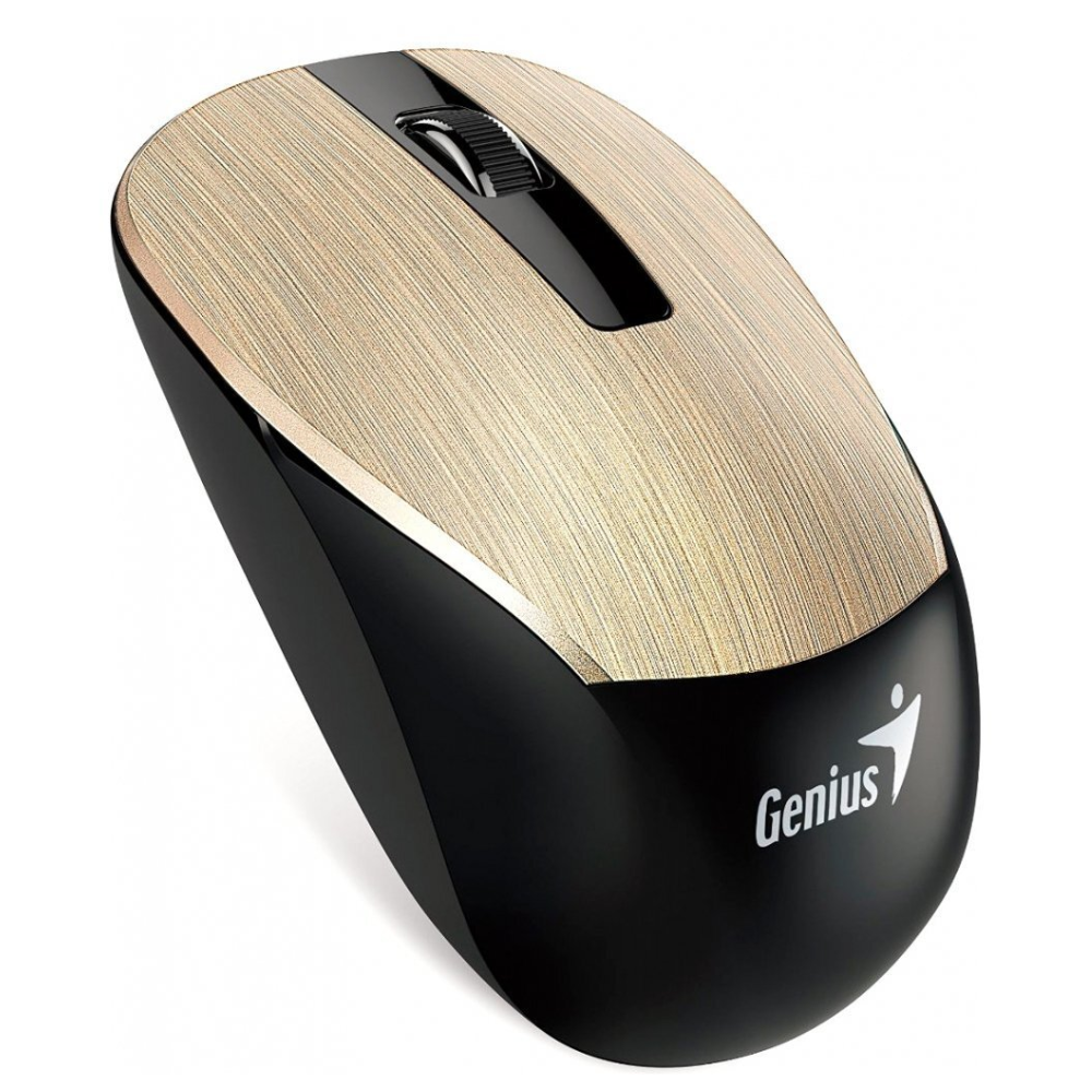 Миша комп'ютерна бездротова Genius NX-7015-31030019402 1600 dpi Золотистий (561450)