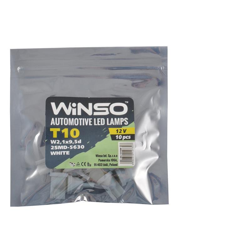 Автолампа LED Winso 12V SMD T10 W2.1x9.5d 10 шт.