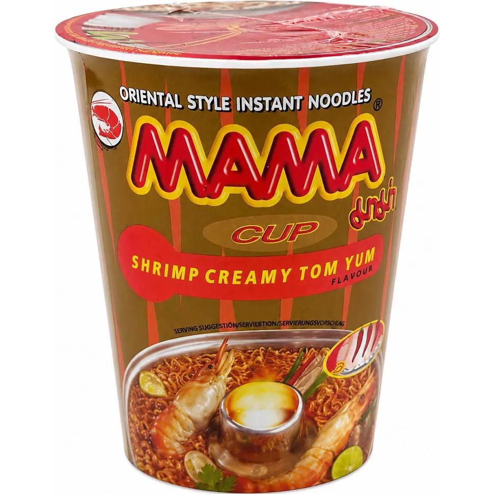 Локшина швидкого приготування Mama Вершковий Том Ям у стакані 70 г (3124643563)