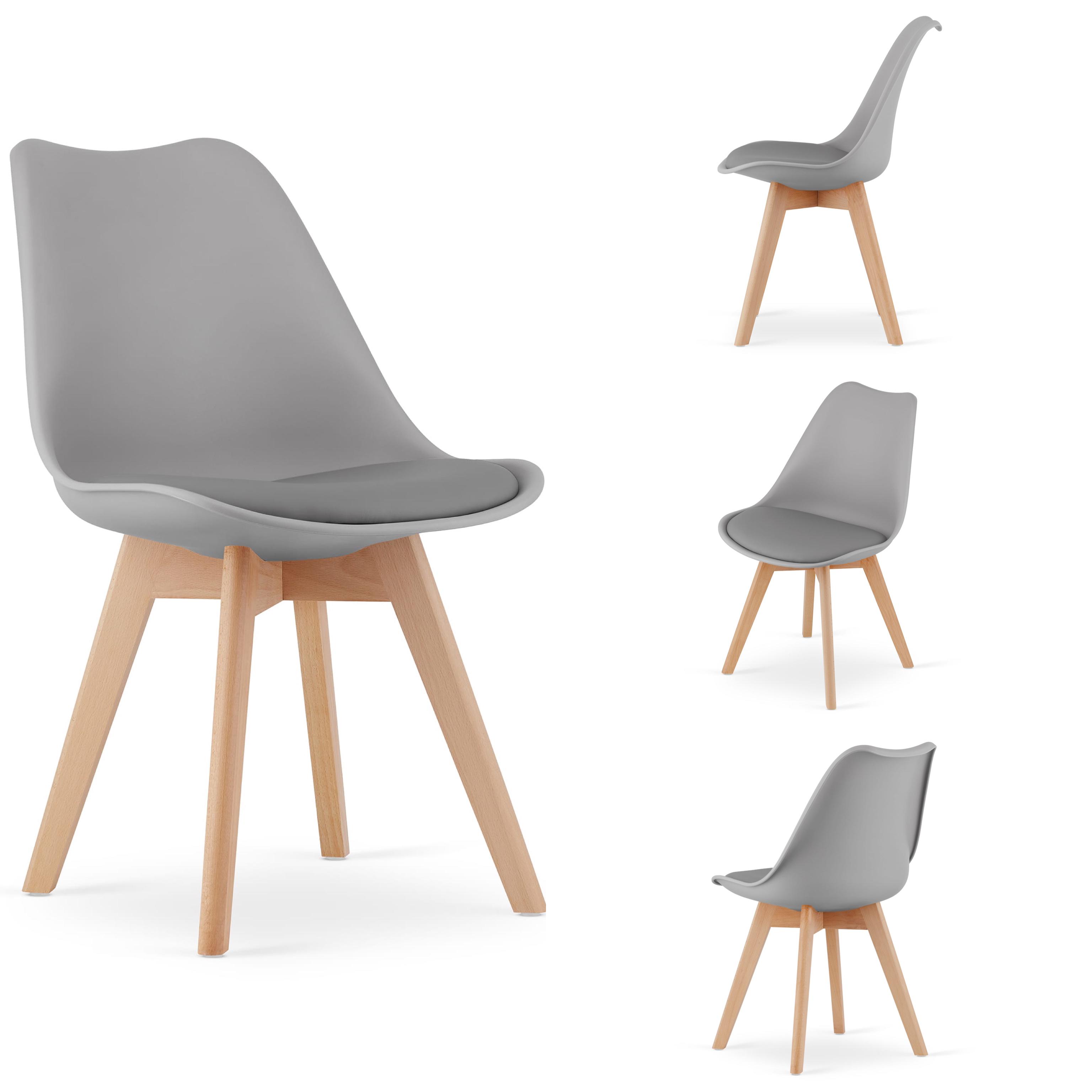 Стулья кухонные LBT MARК 4 шт Серый (9495) Стулья кухонные LBT MARК 4 шт Серый (9495)