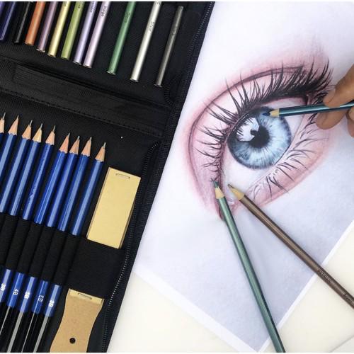 Набор для рисунка Maaleo художественный в чехле 74 пр. (19178) - фото 5