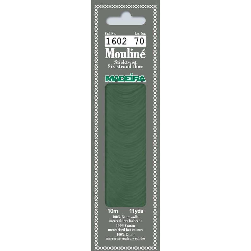 Нитки мулине Madeira 1602 Mouline Хвойный