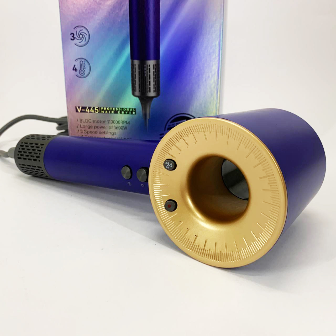 Фен для волосся VGR V-445 Синій - фото 5 Фен для волосся VGR V-445 Синій - фото 5