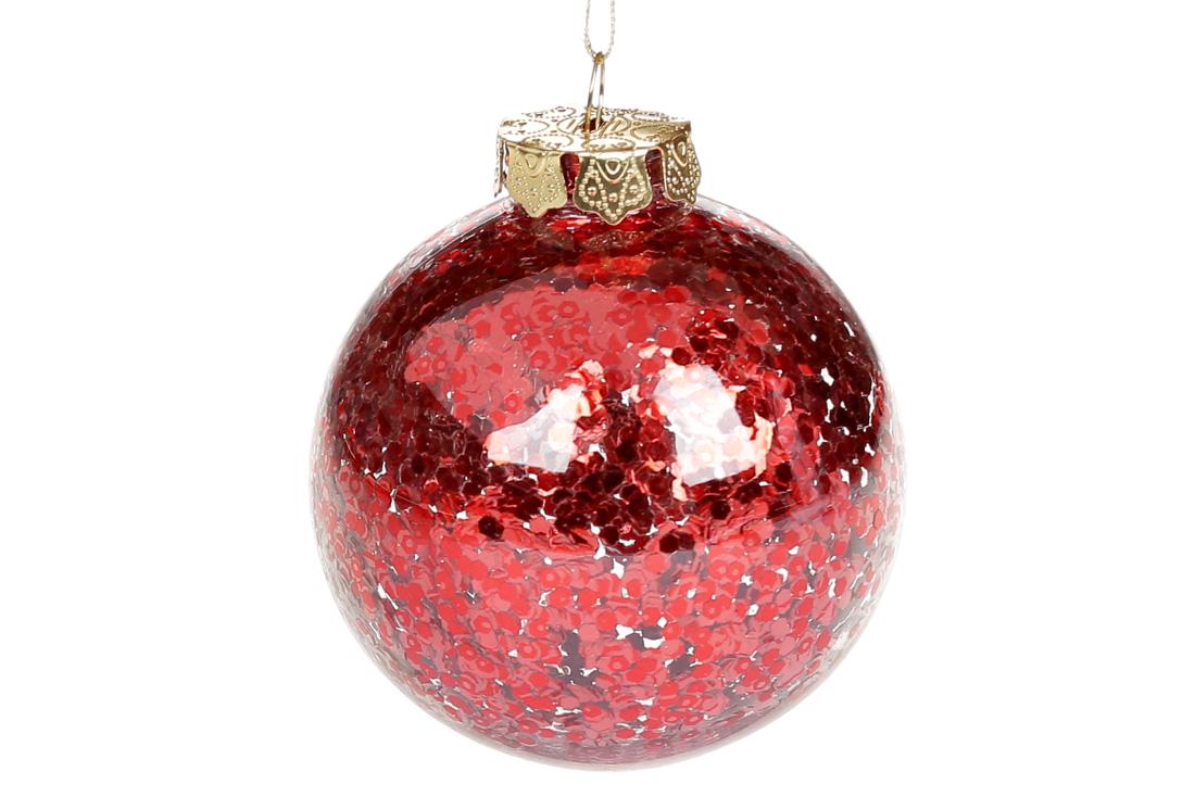 Шар новогодний BonaDi D-8 см 12 шт. (898-213)