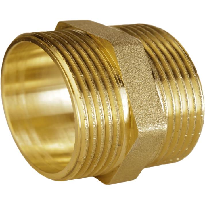 Ниппель VA А0516А латунный 1 1/4х1 1/4" (000010622)