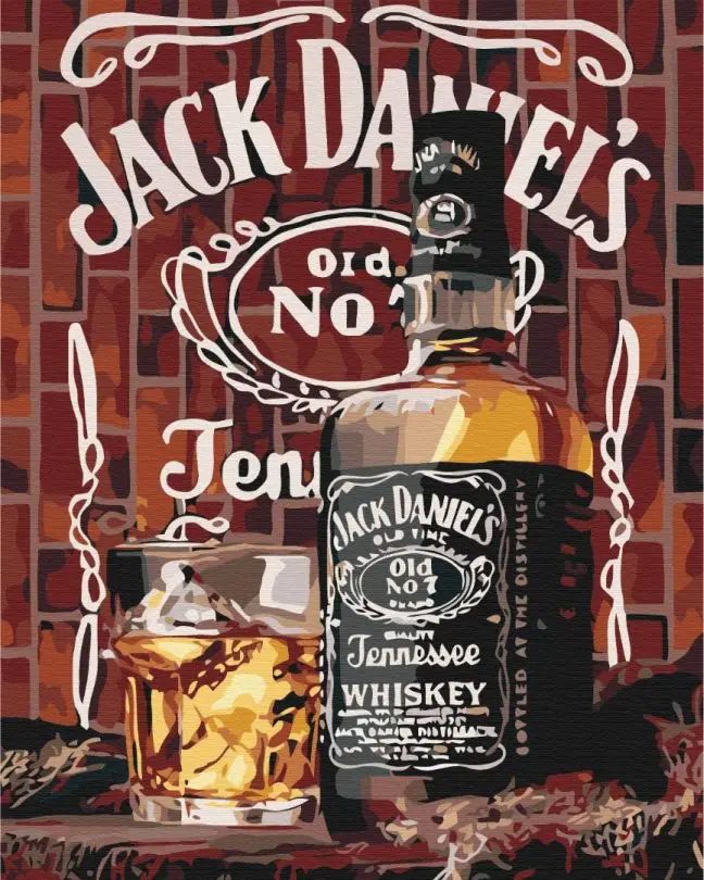 Картина по номерам Brushme Американский виски 40x50 см (BSM-B52387) Картина по номерам Brushme Американский виски 40x50 см (BSM-B52387)