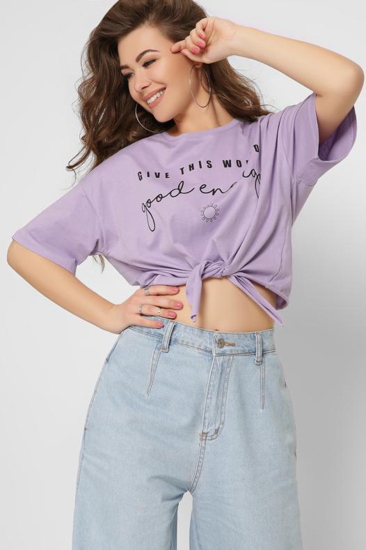 Футболка Carica 32615-23 L Сиреневый (2000002333883)