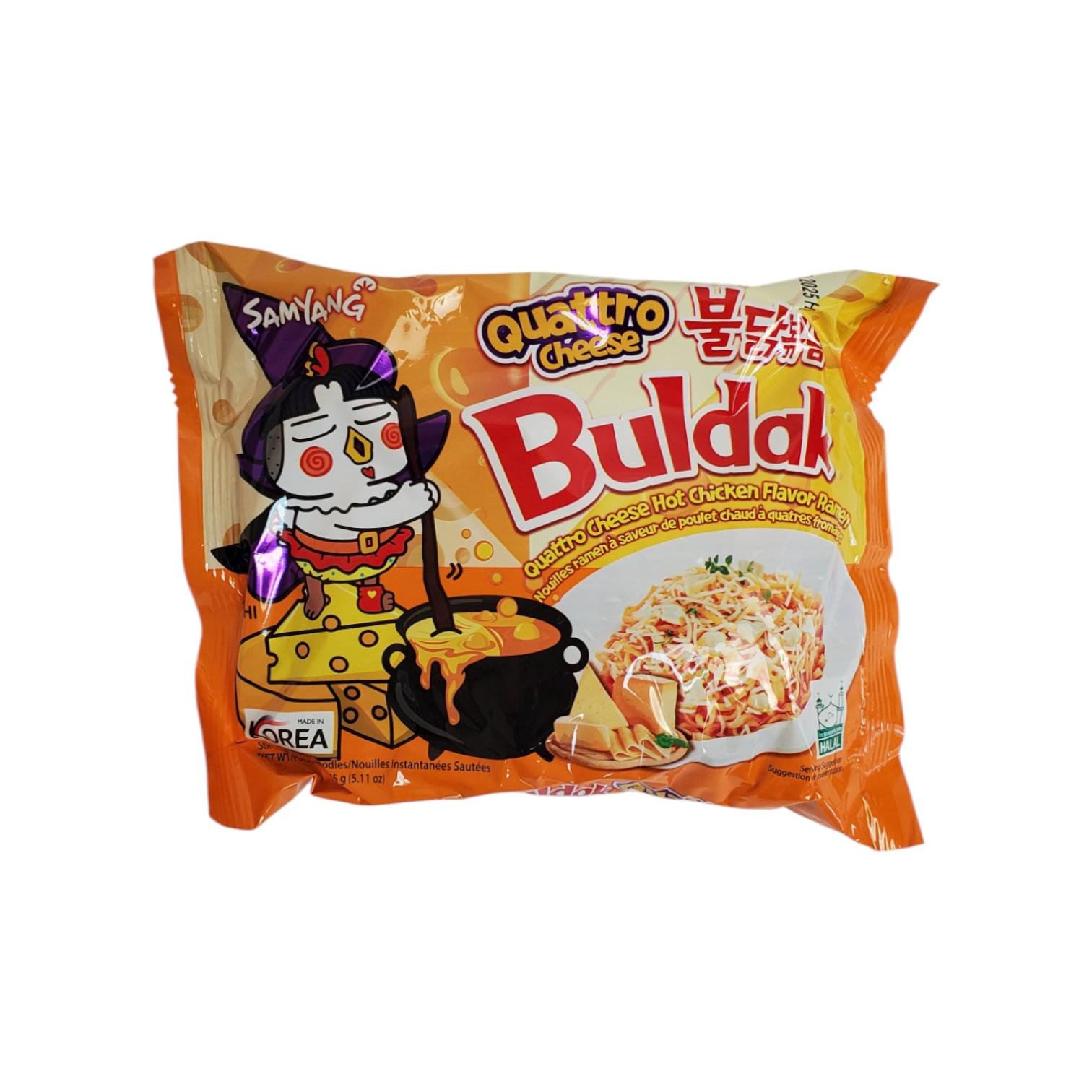 Лапша рамэн Samyang Buldak Quattro Cheese острая 145 г (AF59762)