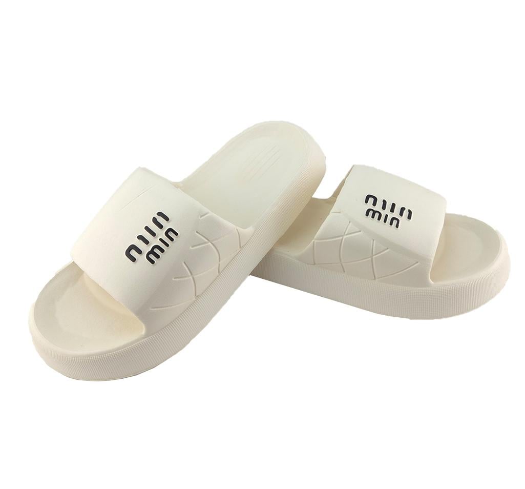 Шлепанцы женские р. 39/40 25 см Белый (668-2)