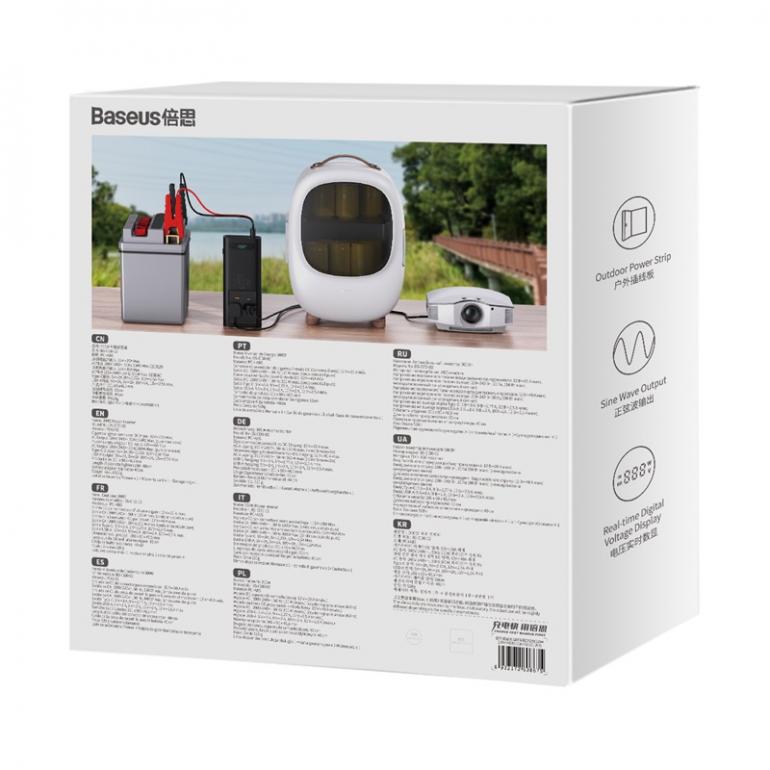 Автомобильный инвертор Baseus 300 W - фото 9 Автомобильный инвертор Baseus 300 W - фото 9