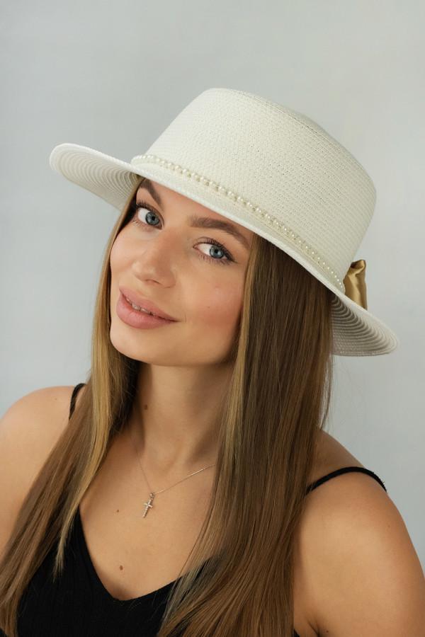 Шляпа женская Braxton канотье Лола Белый (1715)
