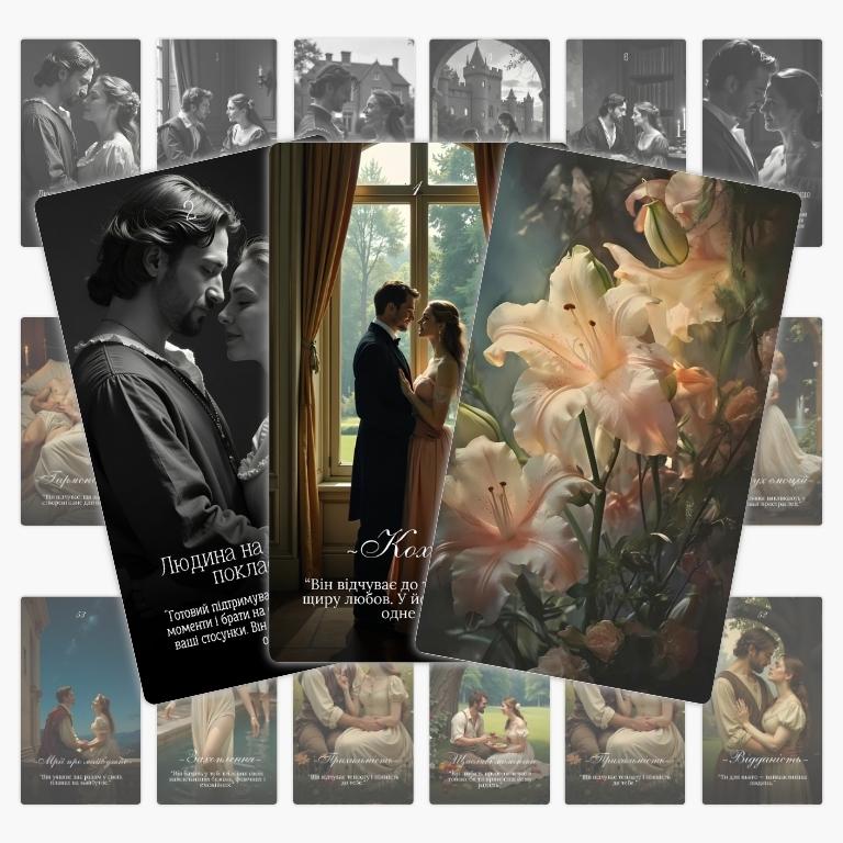 Карты таро Оракул Гадание на любовь глянцевая (50277)