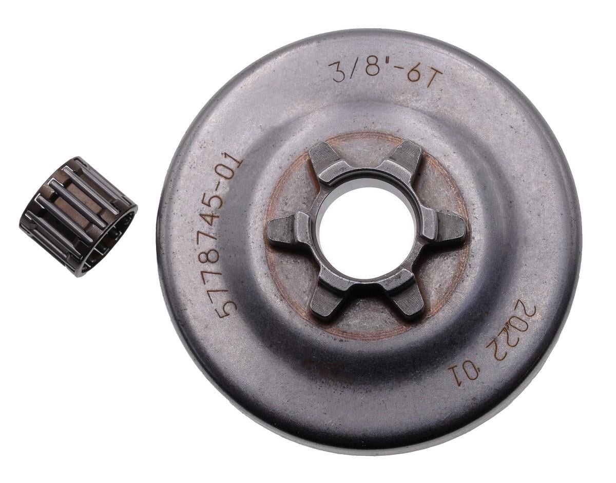 Чашка сцепления VJ Parts для бензопилы H 135Е/McCulloch CS390 3/8"-6Т d15х63х66 мм код 5782571-01 (сцеп272)