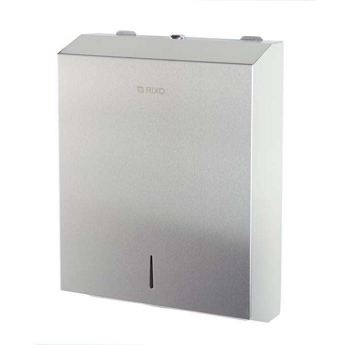 Диспенсер для бумажных полотенец Rixo P133 Solido Z/W сложения Матовая нержавеющая сталь