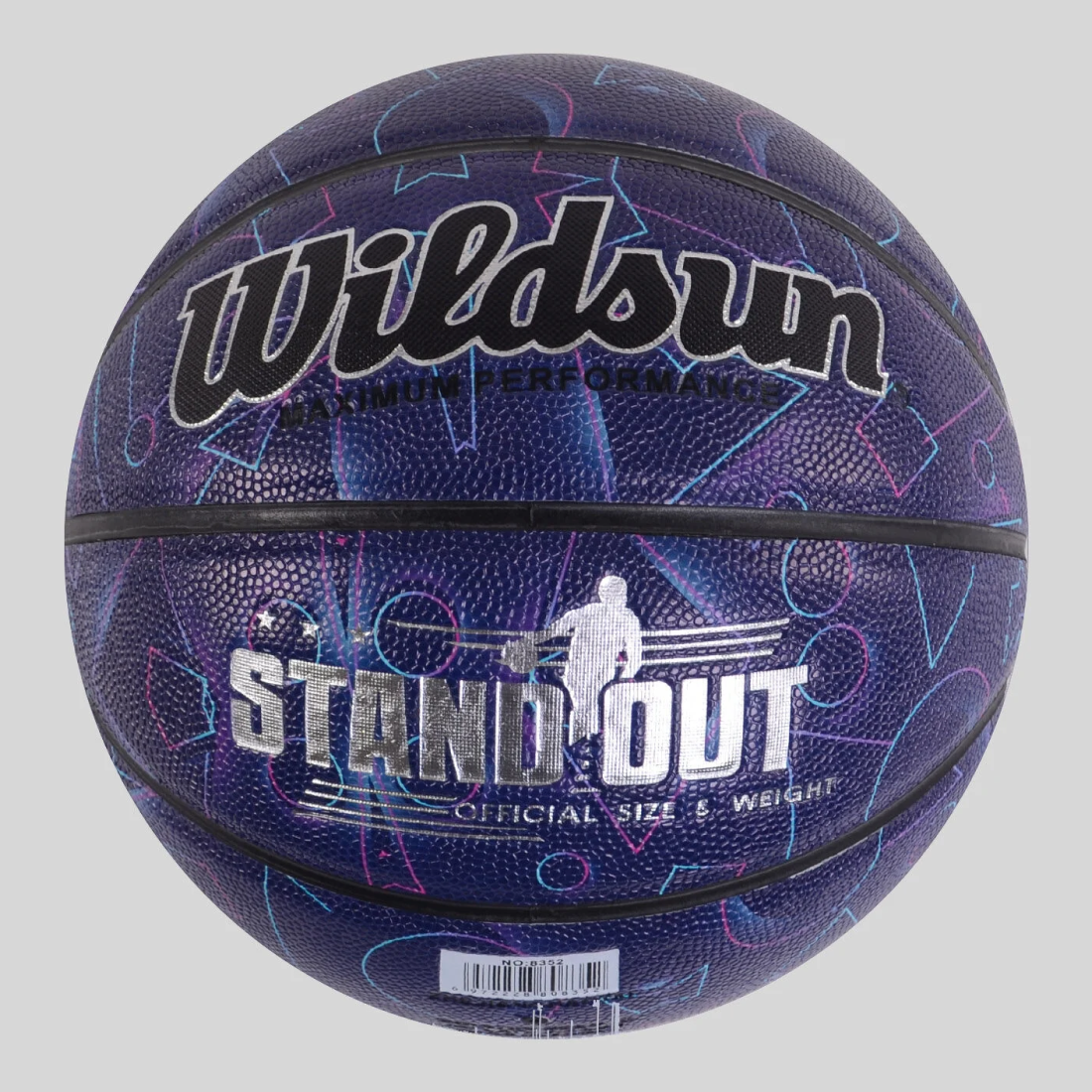 Мяч баскетбольный Wildsun 50183 Фиолетовый