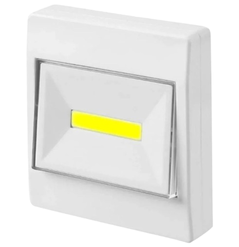 Ночник-выключатель LED на стену/потолок портативный на магните/батарейках (1980)