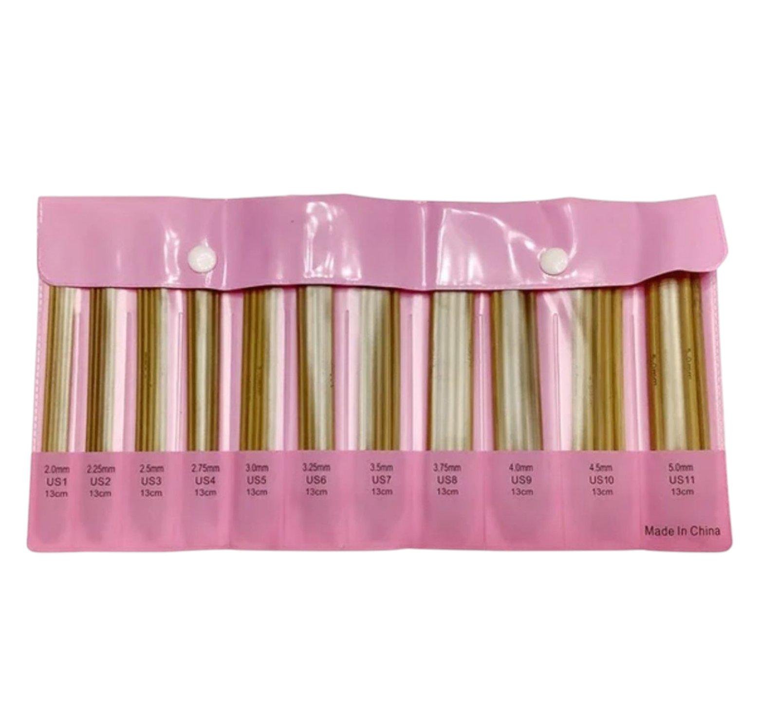 Набір носкових спиць для в'язання в чохлі (24655959) Набір носкових спиць для в'язання в чохлі (24655959)