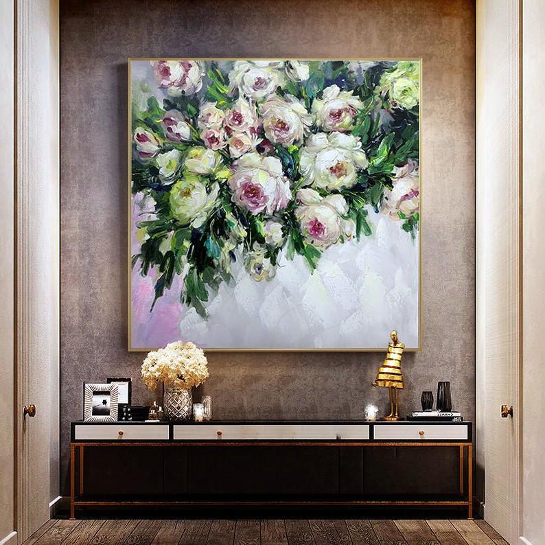Картина на холсте ArtSale Цветы 70х70 см flwr0015