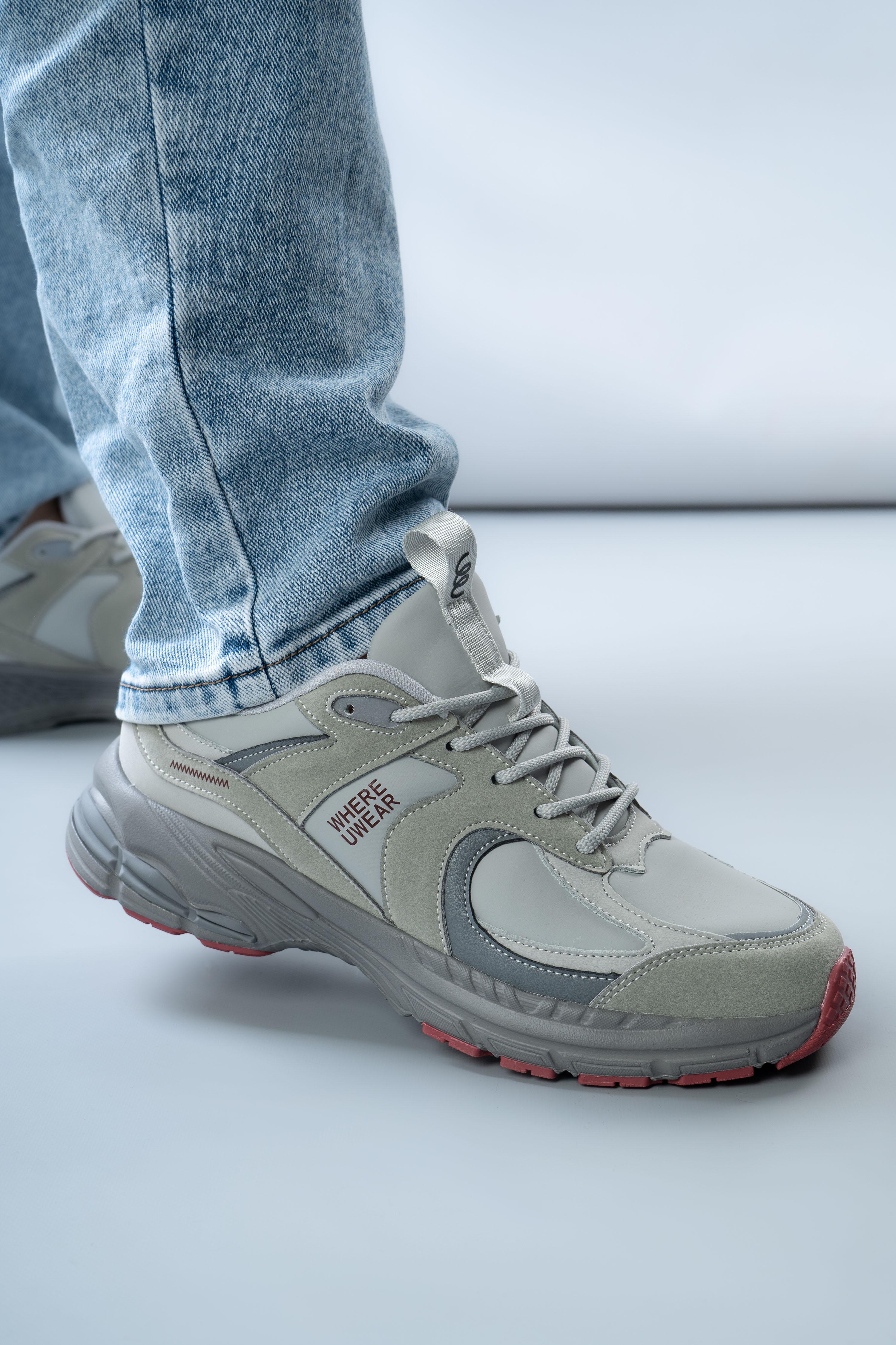 Кроссовки мужские Where Uwear TF-25-26-grey р. 43 Серый (346618_43)