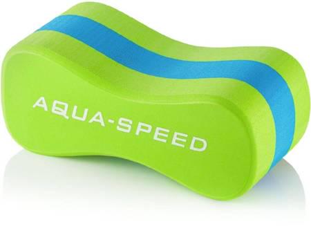 Колобашка плавательная Aqua Speed ​​JUNIOR 3 LAYESR PULLBUOY 7308 Уни 20x8x10 cм Зеленый/Голубой