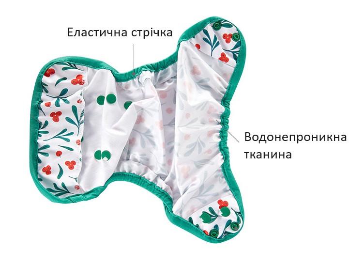 Подгузник многоразовый-обложка Elinfant для новорожденных 2-6 кг (EF387) - фото 2