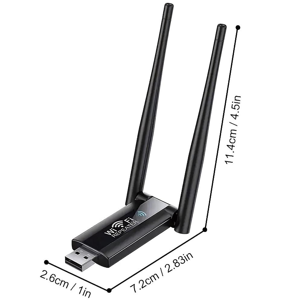 Ретранслятор Wi-Fi U&P WR01 Repeater 300M 2.4GHz Black (PRN-WR01-BK) - фото 6