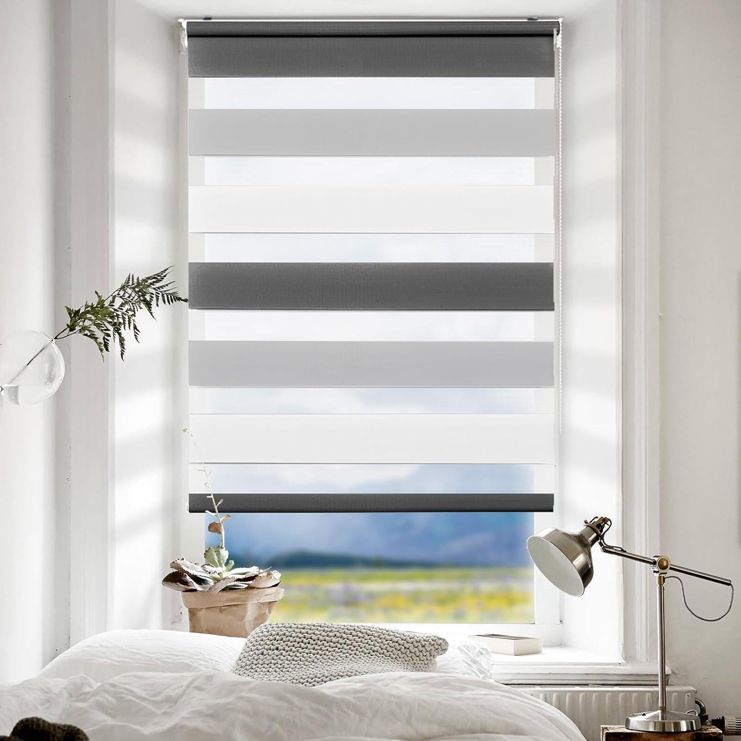 Роллета день-ночь AWA с фиксацией под наклон 85x170 см Черный/Белый/Серый (НВ 1904-85) Роллета день-ночь AWA с фиксацией под наклон 85x170 см Черный/Белый/Серый (НВ 1904-85)