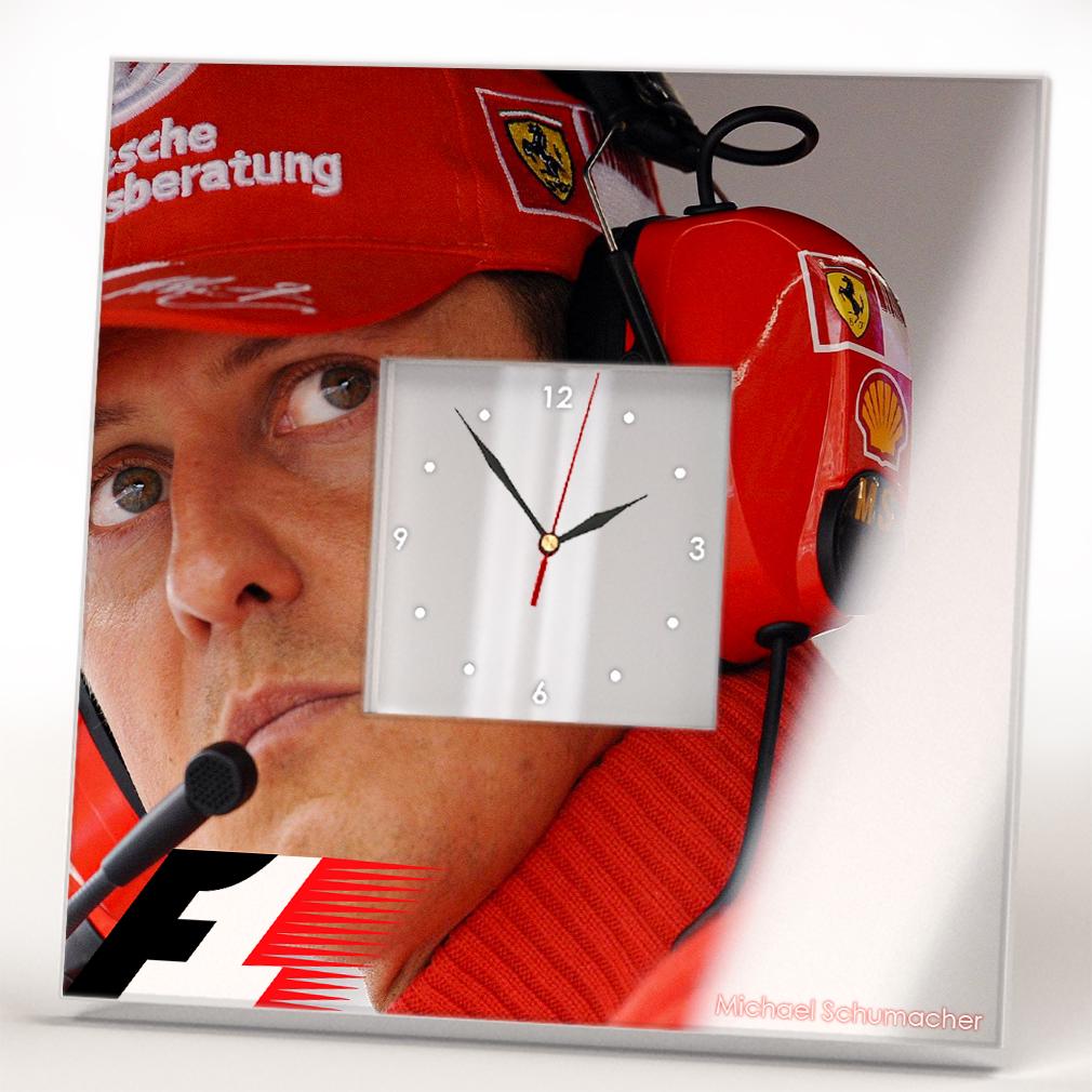 Часы настенные Михаэль Шумахер Formula F1260x260 мм (C04399)